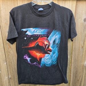 Vintage 1985 ZZ Original Top Afterburner Tour Shirt Spring Ford Black Large